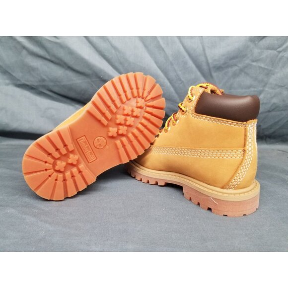 Timberland Toddlers 6" Premium Waterproof Boots Lace Up Wheat Size 6 NEW IN BOX! - Picture 2 of 6